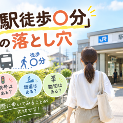 「駅徒歩○分」の落とし穴?!
